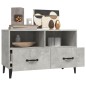  vidaXL Mueble para TV madera contrachapada gris hormigón 80x36x50 cm