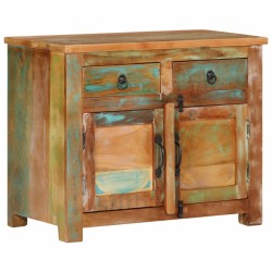 vidaXL Aparador de madera maciza reciclada 68x35x55 cm 
