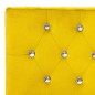 vidaXL Banco de terciopelo amarillo mostaza 110 cm vidaXL Banco de terciopelo amarillo mostaza 110 cm