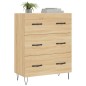 vidaXL Aparador de madera de ingeniería roble Sonoma 69,5x34x90 cm vidaXL Aparador de madera de ingeniería roble Sonoma 69,5x34x90 cm