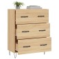 vidaXL Aparador de madera de ingeniería roble Sonoma 69,5x34x90 cm vidaXL Aparador de madera de ingeniería roble Sonoma 69,5x34x90 cm