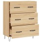 vidaXL Aparador de madera de ingeniería roble Sonoma 69,5x34x90 cm vidaXL Aparador de madera de ingeniería roble Sonoma 69,5x34x90 cm