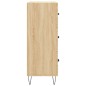 vidaXL Aparador de madera de ingeniería roble Sonoma 69,5x34x90 cm vidaXL Aparador de madera de ingeniería roble Sonoma 69,5x34x90 cm