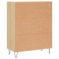 vidaXL Aparador de madera de ingeniería roble Sonoma 69,5x34x90 cm vidaXL Aparador de madera de ingeniería roble Sonoma 69,5x34x90 cm