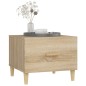 vidaXL Mesa de centro madera contrachapada color roble 50x50x40 cm vidaXL Mesa de centro madera contrachapada color roble 50x50x40 cm