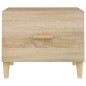 vidaXL Mesa de centro madera contrachapada color roble 50x50x40 cm vidaXL Mesa de centro madera contrachapada color roble 50x50x40 cm