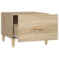 vidaXL Mesa de centro madera contrachapada color roble 50x50x40 cm vidaXL Mesa de centro madera contrachapada color roble 50x50x40 cm
