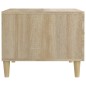 vidaXL Mesa de centro madera contrachapada color roble 50x50x40 cm vidaXL Mesa de centro madera contrachapada color roble 50x50x40 cm