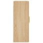 vidaXL Armario de pared roble Sonoma 69,5x34x90 cm vidaXL Armario de pared roble Sonoma 69,5x34x90 cm