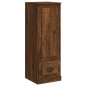 vidaXL Aparador alto madera contrachapada roble marrón 36x35,5x103,5cm vidaXL Aparador alto madera contrachapada roble marrón 36x35,5x103,5cm