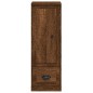 vidaXL Aparador alto madera contrachapada roble marrón 36x35,5x103,5cm vidaXL Aparador alto madera contrachapada roble marrón 36x35,5x103,5cm