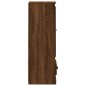 vidaXL Aparador alto madera contrachapada roble marrón 36x35,5x103,5cm vidaXL Aparador alto madera contrachapada roble marrón 36x35,5x103,5cm