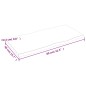 vidaXL Tablero de mesa madera maciza roble borde natural 80x40x2 cm vidaXL Tablero de mesa madera maciza roble borde natural 80x40x2 cm