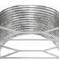 vidaXL Jardinera de acero recubrimiento en polvo gris 554x100x68 cm vidaXL Jardinera de acero recubrimiento en polvo gris 554x100x68 cm