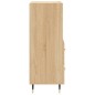 vidaXL Aparador madera contrachapada color roble Sonoma 34,5x34x90 cm vidaXL Aparador madera contrachapada color roble Sonoma 34,5x34x90 cm