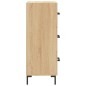 vidaXL Aparador madera contrachapada color roble Sonoma 34,5x34x90 cm vidaXL Aparador madera contrachapada color roble Sonoma 34,5x34x90 cm