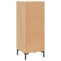 vidaXL Aparador madera contrachapada color roble Sonoma 34,5x34x90 cm vidaXL Aparador madera contrachapada color roble Sonoma 34,5x34x90 cm