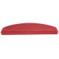 vidaXL Alfombrillas de escalera 15 unidades rojo burdeos 65x24x4 cm vidaXL Alfombrillas de escalera 15 unidades rojo burdeos 65x24x4 cm