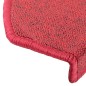 vidaXL Alfombrillas de escalera 15 unidades rojo burdeos 65x24x4 cm vidaXL Alfombrillas de escalera 15 unidades rojo burdeos 65x24x4 cm