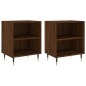 vidaXL Mesita de noche 2 uds madera ingeniería roble marrón 40x30x50cm vidaXL Mesita de noche 2 uds madera ingeniería roble marrón 40x30x50cm