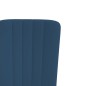 vidaXL Sillas de comedor 4 unidades terciopelo azul