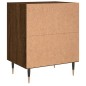vidaXL Mesita de noche 2 uds madera ingeniería roble marrón 40x30x50cm vidaXL Mesita de noche 2 uds madera ingeniería roble marrón 40x30x50cm
