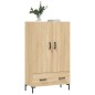 vidaXL Aparador alto madera de ingeniería roble Sonoma 69,5x31x115 cm vidaXL Aparador alto madera de ingeniería roble Sonoma 69,5x31x115 cm
