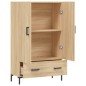 vidaXL Aparador alto madera de ingeniería roble Sonoma 69,5x31x115 cm vidaXL Aparador alto madera de ingeniería roble Sonoma 69,5x31x115 cm