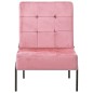 vidaXL Silla de relajación de terciopelo rosa 65x79x87 cm vidaXL Silla de relajación de terciopelo rosa 65x79x87 cm