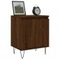 vidaXL Mesita de noche 2 uds madera ingeniería roble marrón 40x30x50cm vidaXL Mesita de noche 2 uds madera ingeniería roble marrón 40x30x50cm