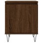 vidaXL Mesita de noche 2 uds madera ingeniería roble marrón 40x30x50cm vidaXL Mesita de noche 2 uds madera ingeniería roble marrón 40x30x50cm