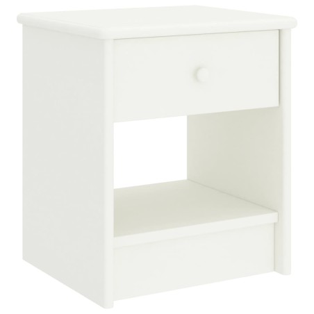 vidaXL Mesitas de noche 2 unidades madera de pino blanco 35x30x40 cm