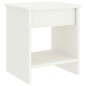 vidaXL Mesitas de noche 2 unidades madera de pino blanco 35x30x40 cm