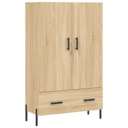 vidaXL Aparador alto madera de ingeniería roble Sonoma 69,5x31x115 cm