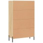 vidaXL Aparador alto madera de ingeniería roble Sonoma 69,5x31x115 cm vidaXL Aparador alto madera de ingeniería roble Sonoma 69,5x31x115 cm