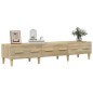 vidaXL Mueble de TV madera contrachapada roble Sonoma 150x34,5x30 cm vidaXL Mueble de TV madera contrachapada roble Sonoma 150x34,5x30 cm