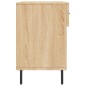 vidaXL Banco zapatero madera de ingeniería roble Sonoma 102x35x55 cm vidaXL Banco zapatero madera de ingeniería roble Sonoma 102x35x55 cm