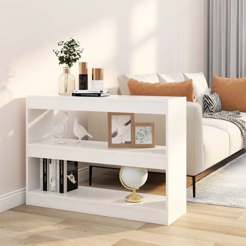 vidaXL Estantería/divisor de espacios blanco 100x30x72 cm vidaXL Estantería/divisor de espacios blanco 100x30x72 cm