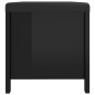 vidaXL Caja de almacenaje y cojín madera ingeniería negro brillo vidaXL Caja de almacenaje y cojín madera ingeniería negro brillo