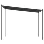 vidaXL Cenador acero y tela gris antracita 3x3 m 180 g/m²