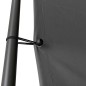 vidaXL Cenador acero y tela gris antracita 3x3 m 180 g/m²
