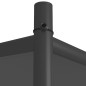 vidaXL Cenador acero y tela gris antracita 3x3 m 180 g/m²
