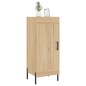 vidaXL Aparador madera contrachapada color roble Sonoma 34,5x34x90 cm vidaXL Aparador madera contrachapada color roble Sonoma 34,5x34x90 cm