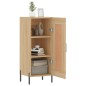 vidaXL Aparador madera contrachapada color roble Sonoma 34,5x34x90 cm vidaXL Aparador madera contrachapada color roble Sonoma 34,5x34x90 cm