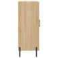 vidaXL Aparador madera contrachapada color roble Sonoma 34,5x34x90 cm vidaXL Aparador madera contrachapada color roble Sonoma 34,5x34x90 cm
