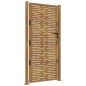 vidaXL Puerta de jardín acero corten diseño cuadrado 105x205 cm