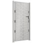vidaXL Puerta de jardín acero corten diseño cuadrado 105x205 cm