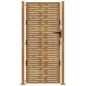 vidaXL Puerta de jardín acero corten diseño cuadrado 105x205 cm