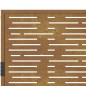 vidaXL Puerta de jardín acero corten diseño cuadrado 105x205 cm