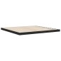 vidaXL Estructura de cama de madera maciza de pino negro 200x200 cm vidaXL Estructura de cama de madera maciza de pino negro 200x200 cm